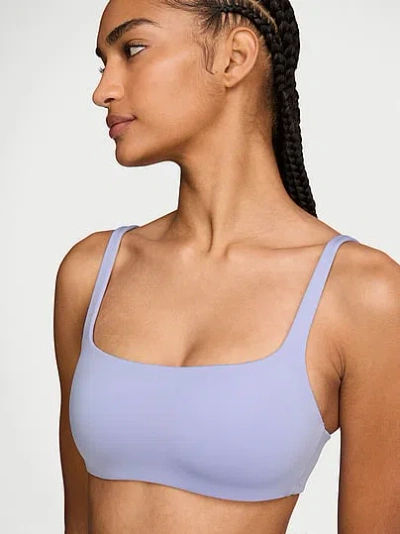 Victoria's Secret Body By Victoria Luxe Contour Scoop Lightly Lined Bra In Blue