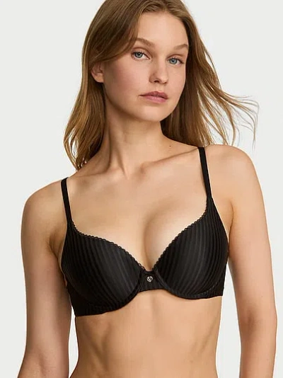Victoria's Secret Body By Victoria Perfect Shape Push-up Bra In Black