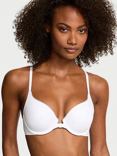 Victoria's Secret Body By Victoria Perfect Shape Racerback Push-up Bra In White