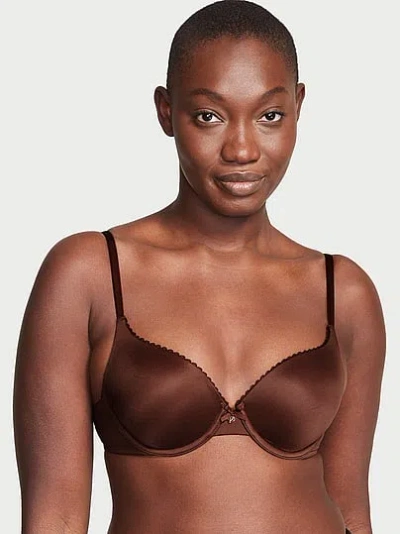 Victoria's Secret Body By Victoria Perfect Shape Smooth Push-up Bra In Brown