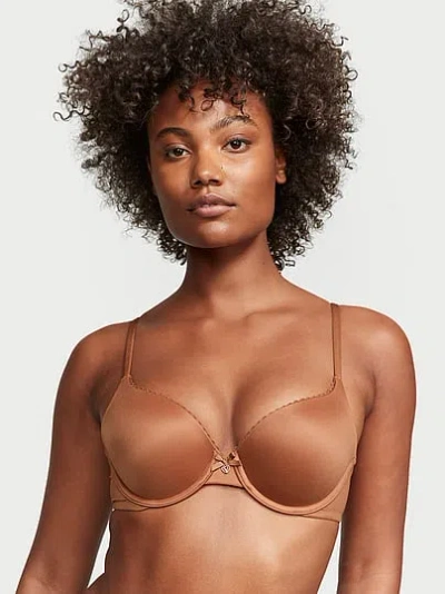 Victoria's Secret Body By Victoria Perfect Shape Smooth Push-up Bra In Brown