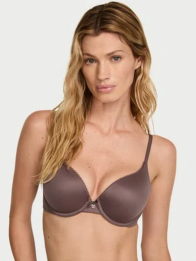 Victoria's Secret Body By Victoria Perfect Shape Smooth Push-up Bra In Brown