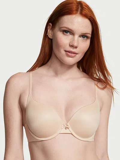 Victoria's Secret Body By Victoria Perfect Shape Smooth Push-up Bra In Neutral