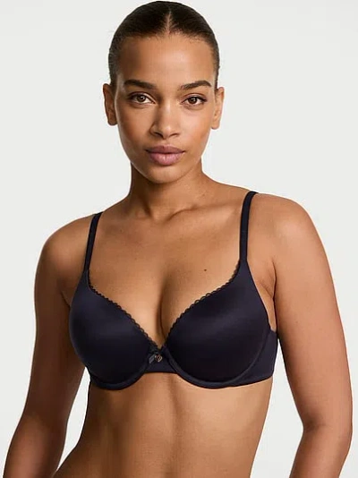 Victoria's Secret Body By Victoria Perfect Shape Smooth Push-up Bra In Blue
