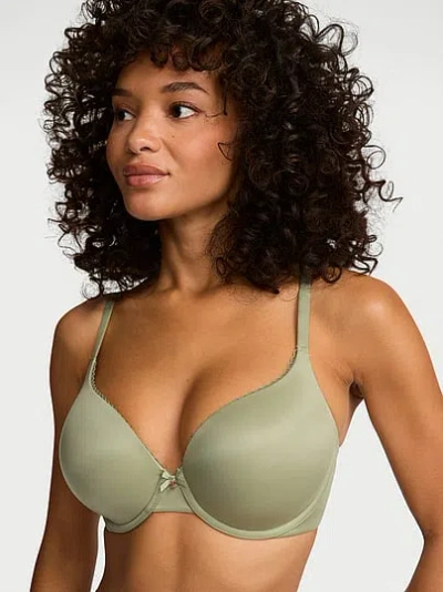 Victoria's Secret Body By Victoria Perfect Shape Smooth Push-up Bra In Green