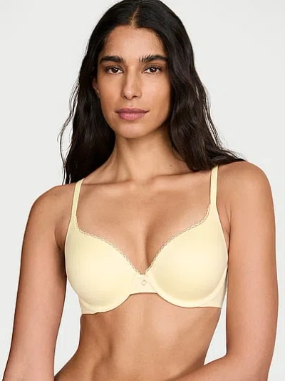 Victoria's Secret Body By Victoria Perfect Shape Smooth Push-up Bra In Yellow