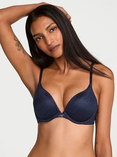 Victoria's Secret Body By Victoria Push-up Bra In Blue