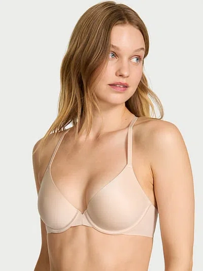 Victoria's Secret Body By Victoria Secret Front-close Ultra Lightly Lined Bra In Neutral