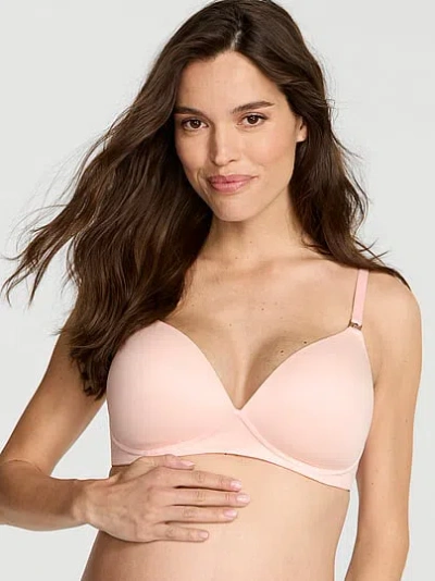 Victoria's Secret Body By Victoria Smooth Wireless Nursing Bra In Pink