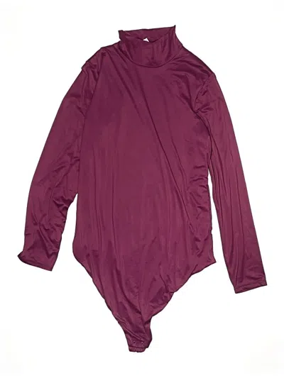 Pre-owned Victoria's Secret Bodysuit In Burgundy