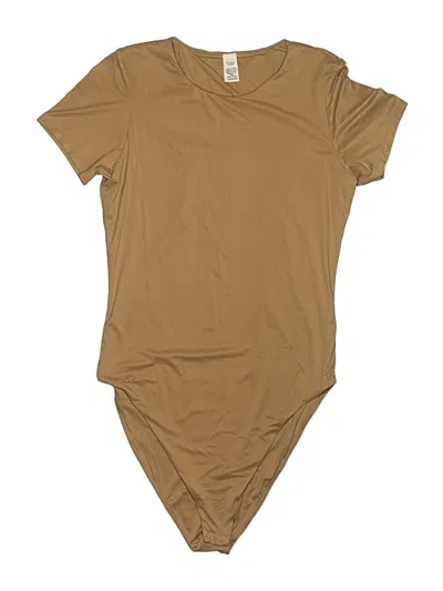 Pre-owned Victoria's Secret Bodysuit In Tan
