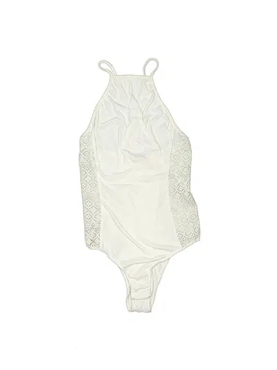 Pre-owned Victoria's Secret Bodysuit In White