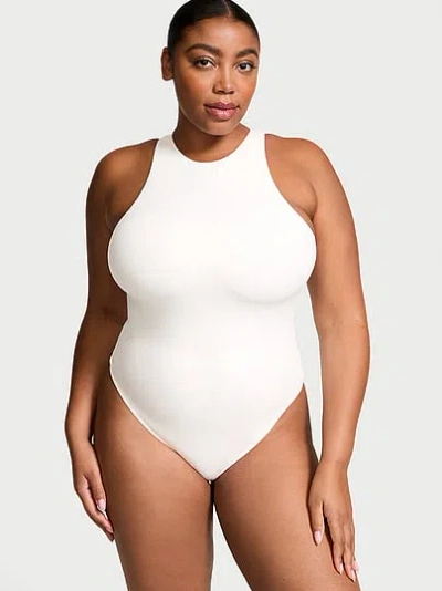 Victoria's Secret Bodywear By With Feathersoft™ Innovation Tank Bodysuit In White