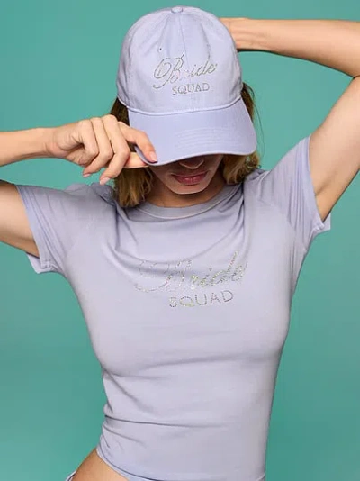 Victoria's Secret Bridal Baseball Hat In Purple