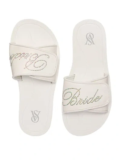 Victoria's Secret Bridal Slide Sandals In Multi