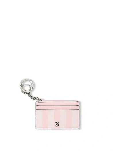 Victoria's Secret Card Holder Keychain In Animal Print
