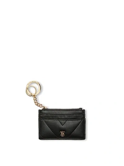 Victoria's Secret Card Holder Keychain In Black