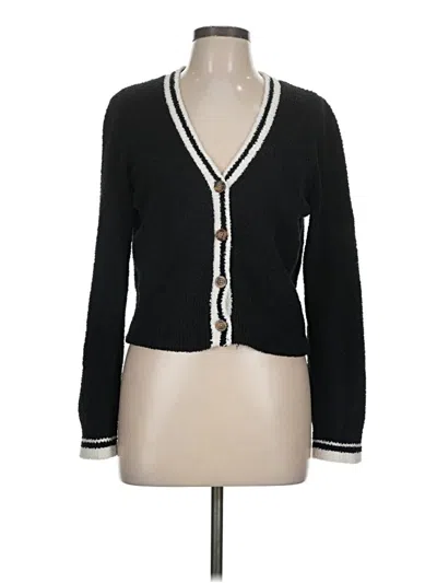 Pre-owned Victoria's Secret Cardigan Sweater In Black
