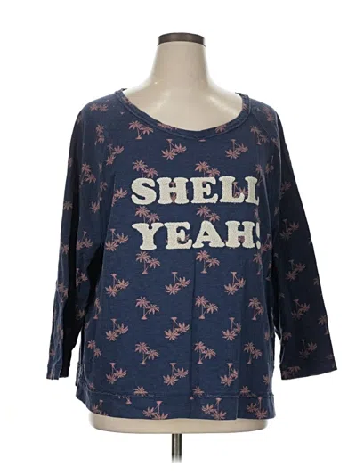 Pre-owned Victoria's Secret Cardigan Sweater In Blue