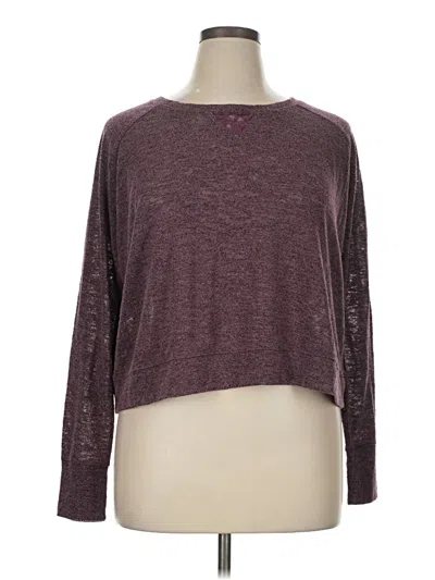 Pre-owned Victoria's Secret Cardigan Sweater In Burgundy