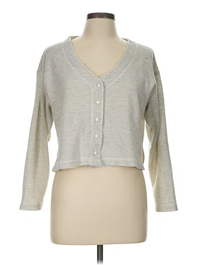 Pre-owned Victoria's Secret Cardigan Sweater In Gray