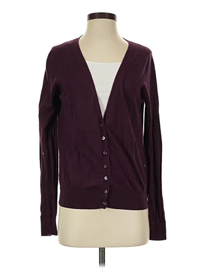 Pre-owned Victoria's Secret Cardigan Sweater In Purple