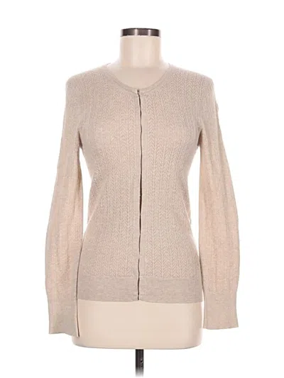Pre-owned Victoria's Secret Cardigan Sweater In Tan