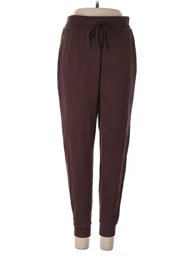 Pre-owned Victoria's Secret Casual Pants In Burgundy