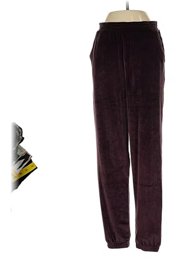 Pre-owned Victoria's Secret Casual Pants In Burgundy