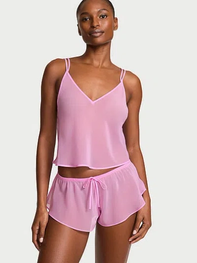 Victoria's Secret Chiffon Flutter Short In Pink
