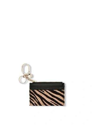 Victoria's Secret Classic Card Case Keychain In Black
