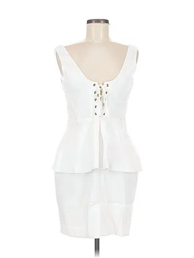 Pre-owned Victoria's Secret Cocktail Dress In White