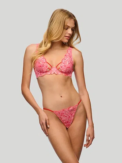 Victoria's Secret Cosabella Lianella Open Plunge Bra In Pink
