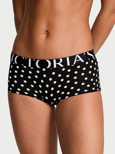 Victoria's Secret Cotton Exploded Logo Boyshort Panty In Multi