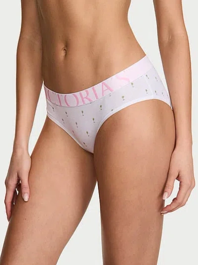 Victoria's Secret Cotton Exploded Logo Hiphugger Panty In Multi