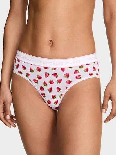 Victoria's Secret Cotton Logo Hiphugger Panty In Multi