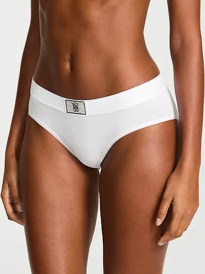 Victoria's Secret Cotton Logo Shine Patch Hiphugger Panty In Multi