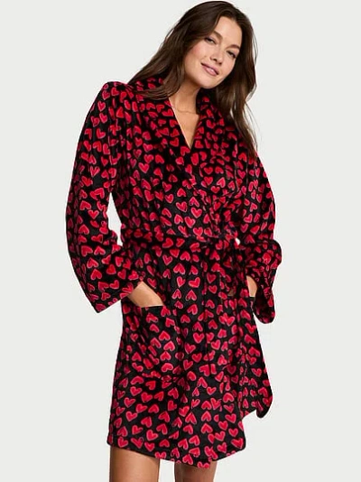 Victoria's Secret Cozy Plush Robe In Pink