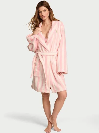 Victoria's Secret Cozy Plush Robe In Pink