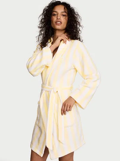 Victoria's Secret Cozy Plush Robe In Yellow