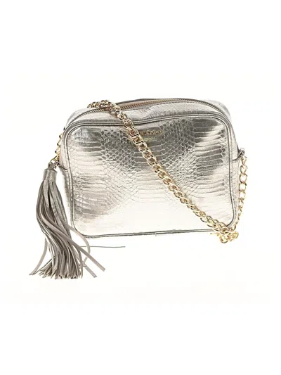 Pre-owned Victoria's Secret Crossbody Bag In Silver