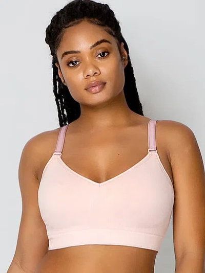 Victoria's Secret Curvy Couture Smooth Seamless Comfort Wireless Bra In Pink