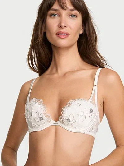 Victoria's Secret Dream Angels Atelier X Bridal Unlined Demi Bra In Animal Print