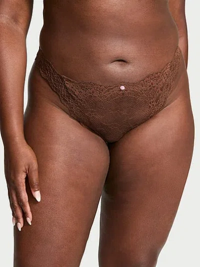 Victoria's Secret Dream Angels Lace Brazilian Panty In Multi