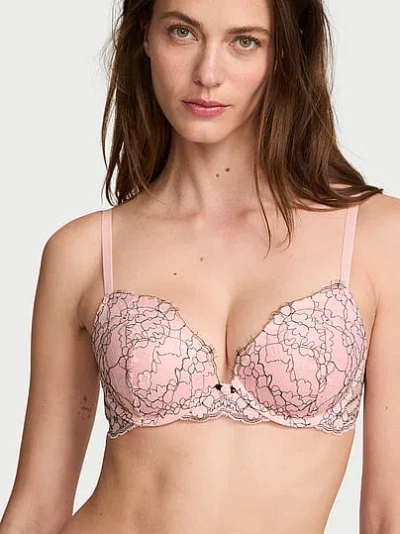 Victoria's Secret Dream Angels Lace Push-up Bra In Multicolored