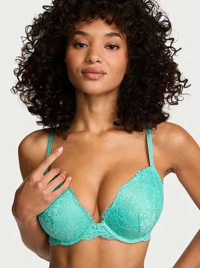 Victoria's Secret Dream Angels Lace Push-up Bra In Multicolored