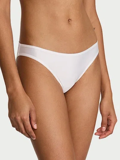 Victoria's Secret Dream Angels Satin & Mesh Bride Bikini Panty In White