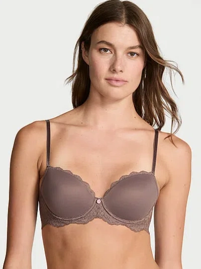 Victoria's Secret Dream Angels Smooth & Lace Lightly Lined Demi Bra In Multi