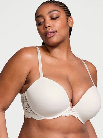Victoria's Secret Dream Angels Smooth & Lace Push-up Bra In White