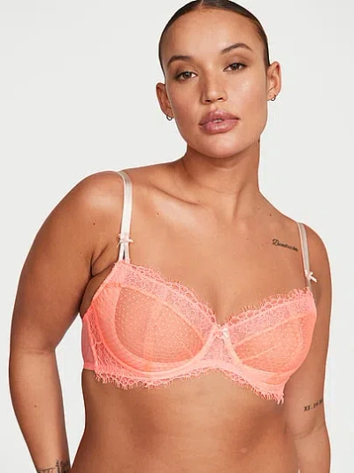Victoria's Secret Dream Angels Wicked Lace Unlined Balconette Bra In Multi